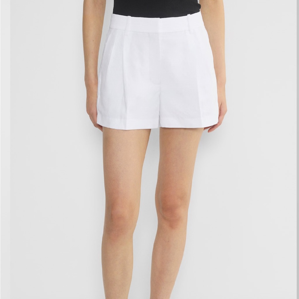 Aritzia Wilfred White Linen Trousers